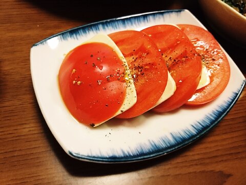 お豆腐で！カプレーゼ